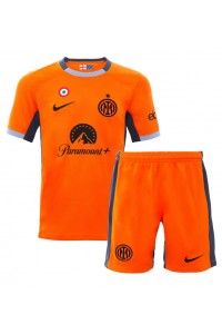 Inter Milan Babyklær Tredje Fotballdrakt til barn 2023-24 Korte ermer (+ Korte bukser)